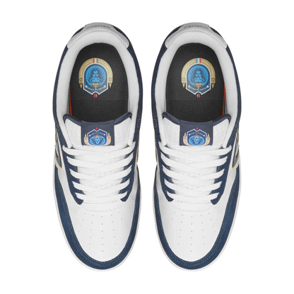 Etnies Shoes Aurelien Michelin White Navy Gold US SIZE Skateboard Sneakers
