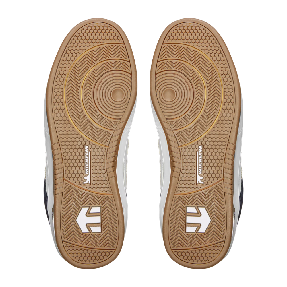 Etnies Shoes Aurelien Michelin White Navy Gold US SIZE Skateboard Sneakers