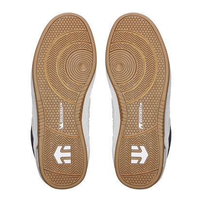 Etnies Shoes Aurelien Michelin White Navy Gold US SIZE Skateboard Sneakers