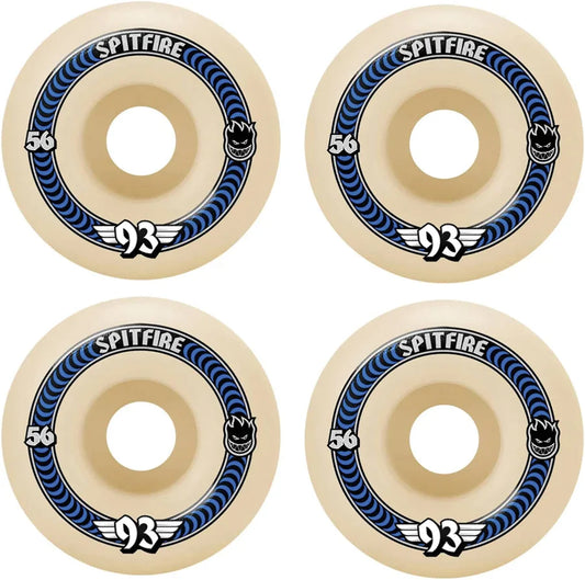 Spitfire Wheels F4 93D Classic 56mm Formula Four - Soft Sliders