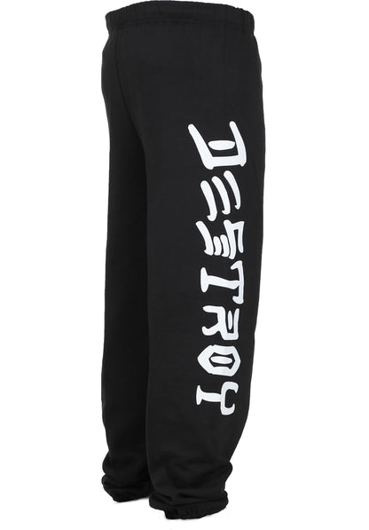 Thrasher Sweatpants Skate and Destroy Black