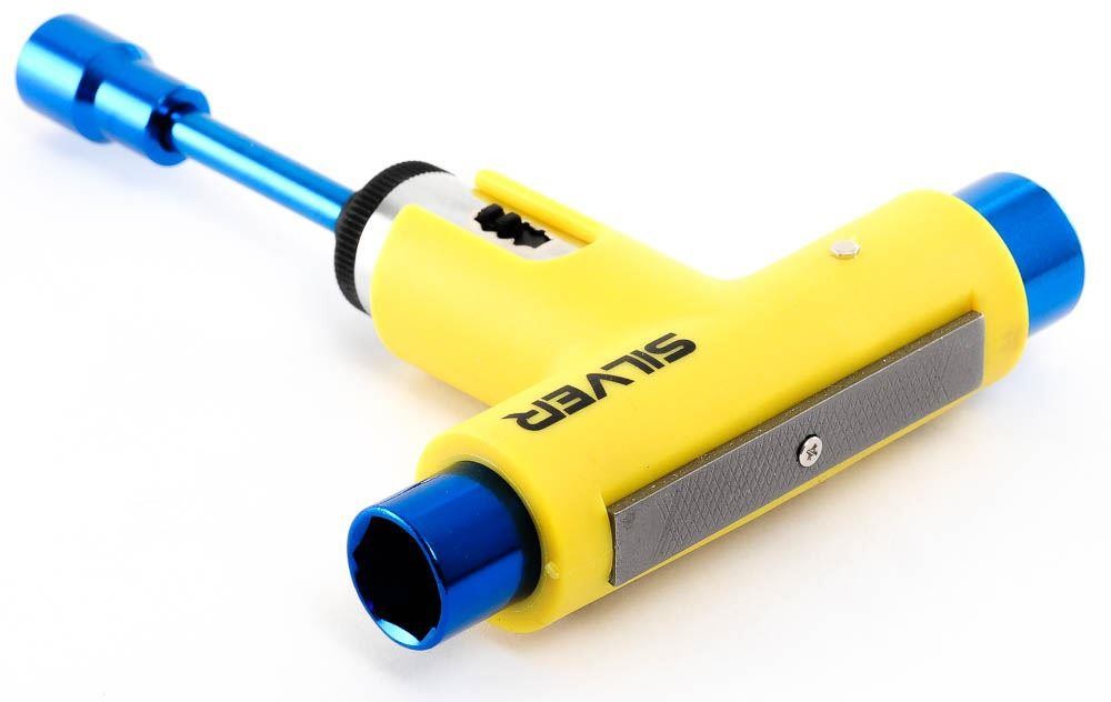 Silver Trucks Skate Tool Yellow Premium Ratchet Complete Skateboard T Tool