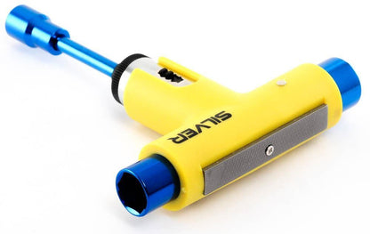 Silver Trucks Skate Tool Yellow Premium Ratchet Complete Skateboard T Tool