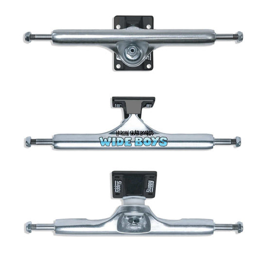 Slappy Trucks ST1 Hollow Wide Boy 11" Polished / Black