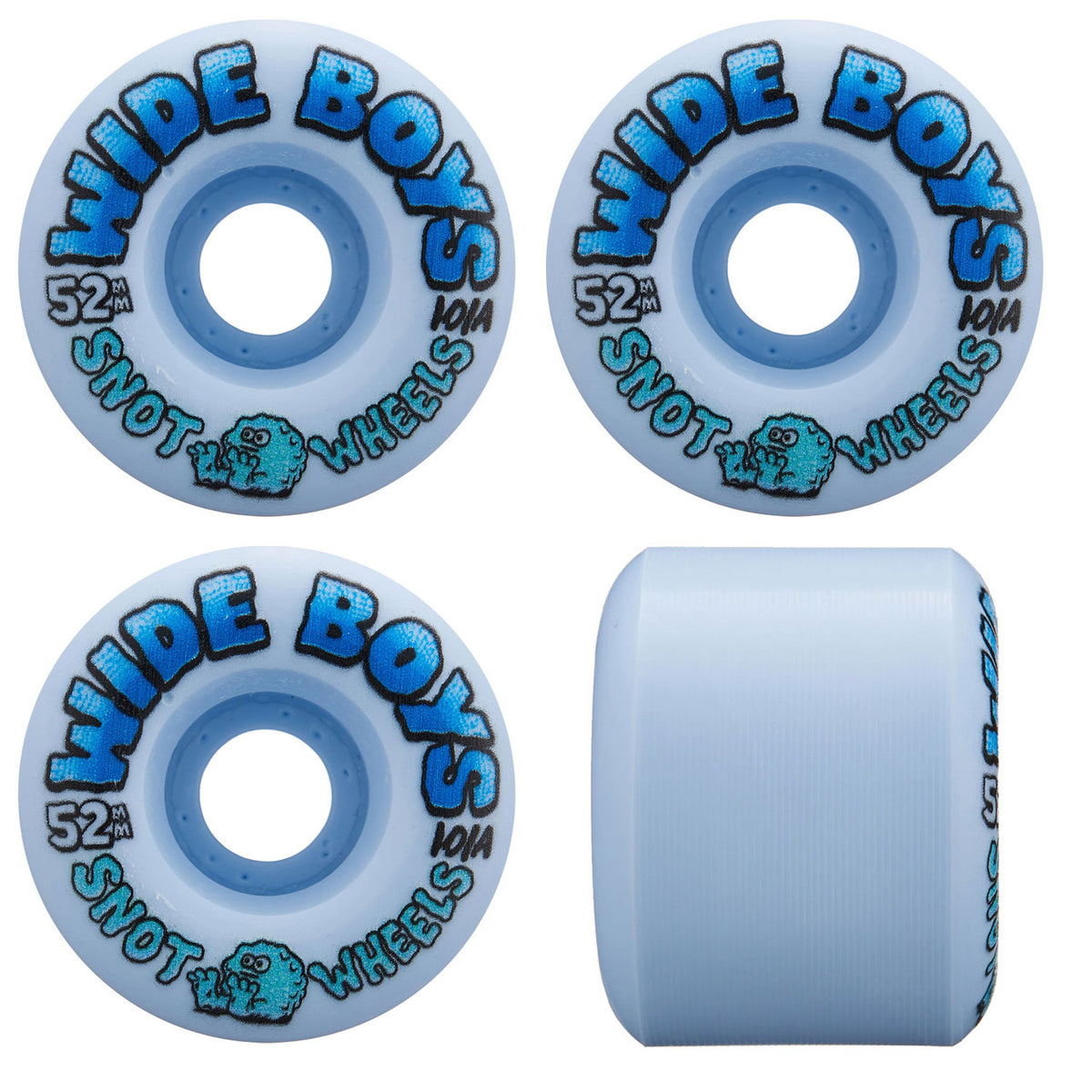 Snot Wheels Wide Boys 52Mm Ice Blue 101A