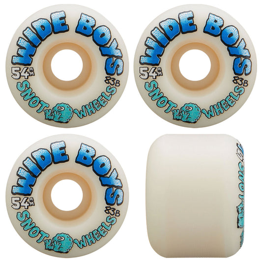 Snot Wheels Wide Boys 54mm White 83B