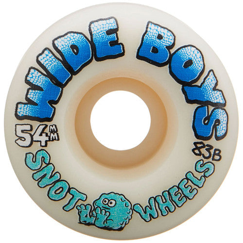 Snot Wheels Wide Boys 54Mm White 83B