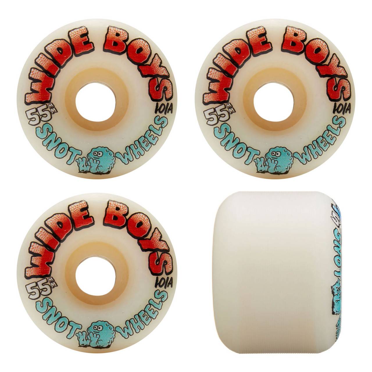 Snot Wheels Wide Boys 55mm Glow In The Dark 101a