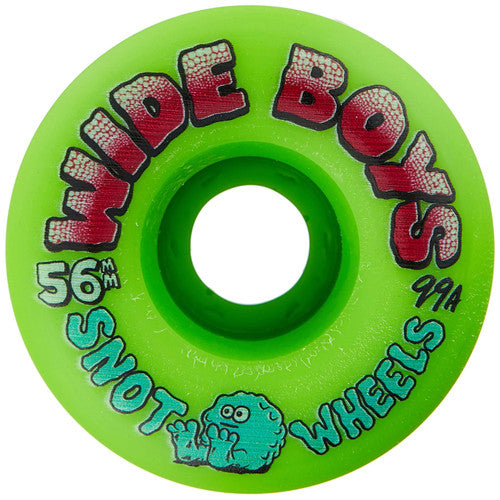 Snot Wheels Wide Boys 56mm Fluoro Green 99a