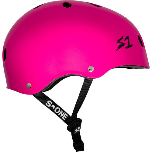 S-One Helmet Lifer Pink Gloss/Black Checkers ( Arisa Trew )