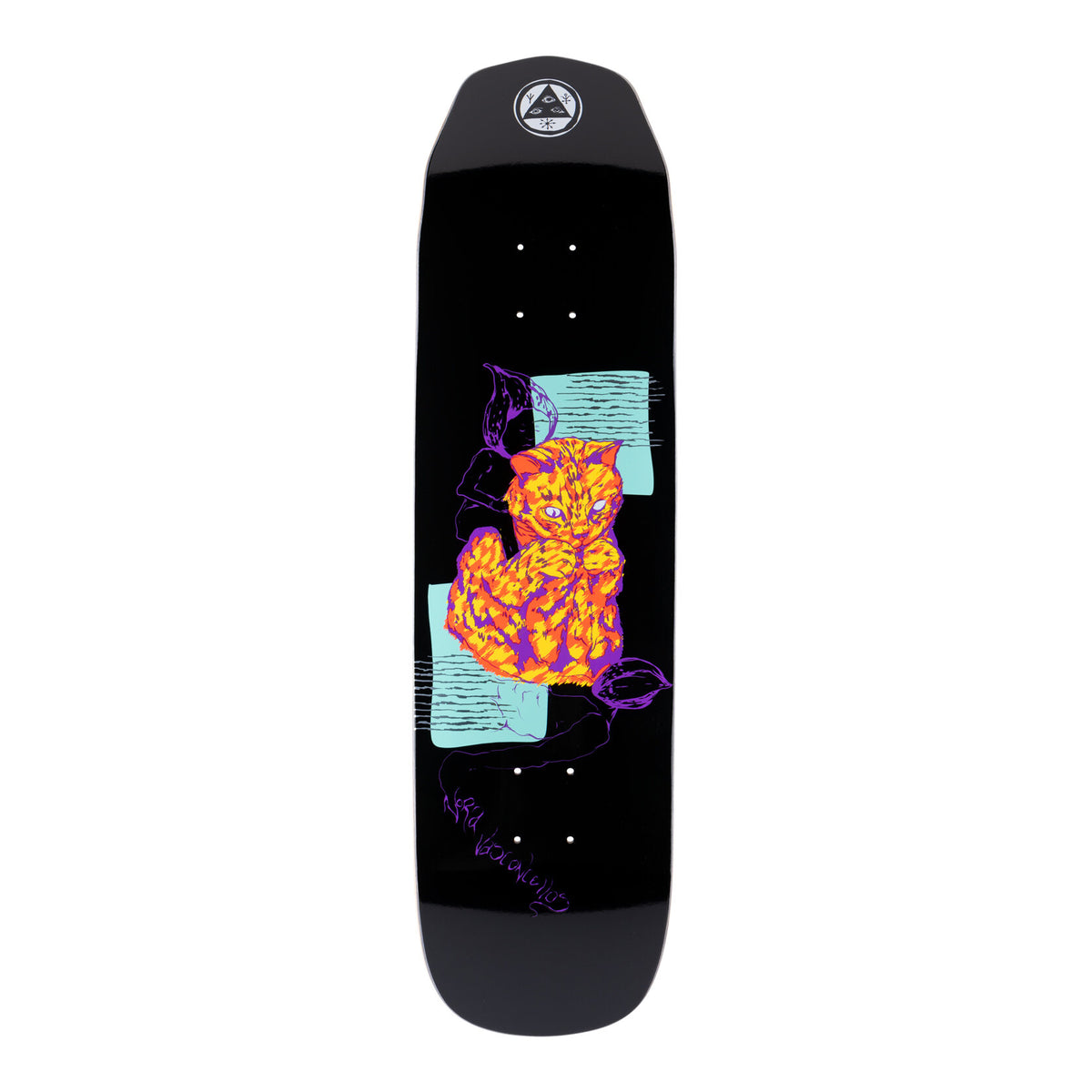 Welcome Skateboards Deck Loo Dood On Wicked Princess Black 8 27