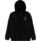 Spitfire Hood Zip Smoke Classic Black Skateboard Hoodie