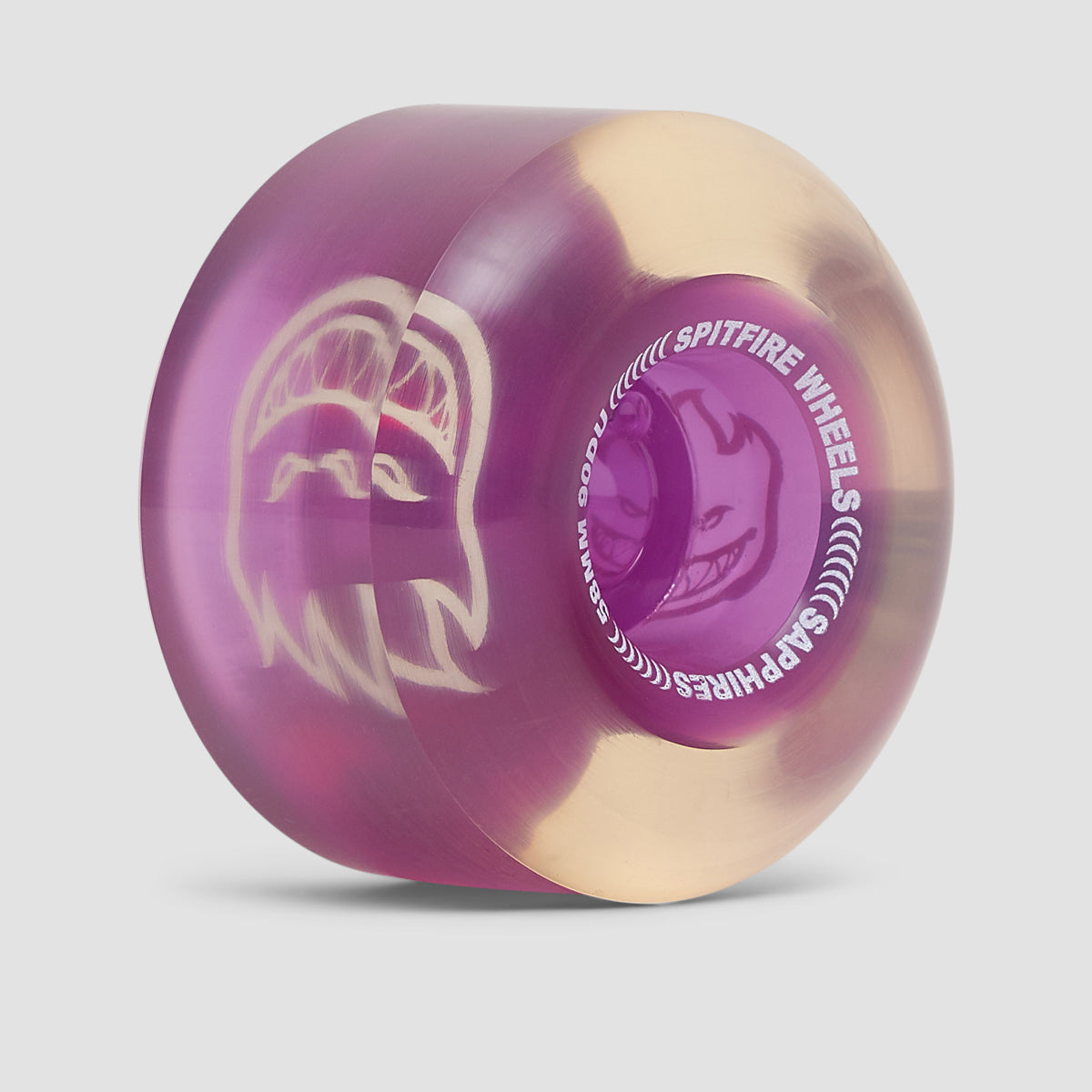 Spitfire Wheels Sapphire Clear Purple 58mm 90d