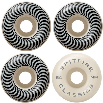 Spitfire Wheels Classics 54mm 99d Silver Swirl