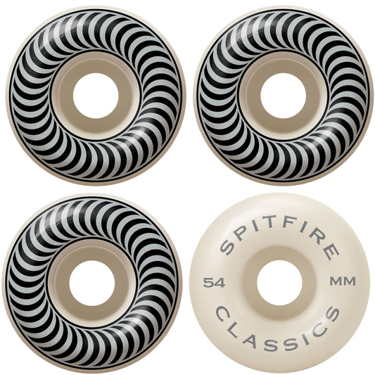 Spitfire Wheels Classics 54mm 99d Silver Swirl