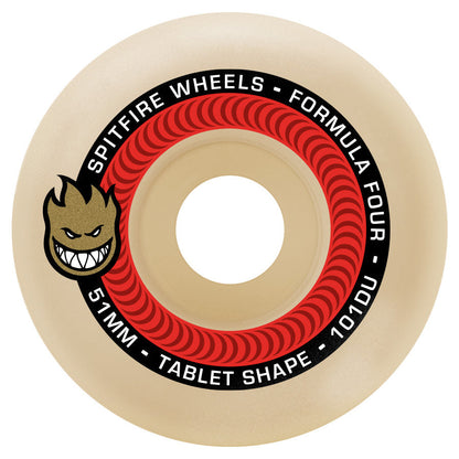 Spitfire Skateboard Wheels Formula Four Tablets 51Mm 101D F4
