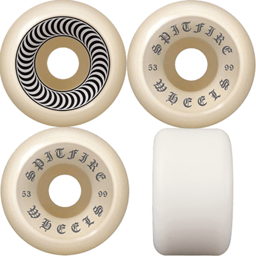 Spitfire Wheels OG Classics 54mm 99d Conical Full Silver Swirl