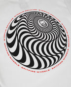 Spitfire Wheels Tee Pocket Skewed Classic Swirl White Skateboard T Shirt