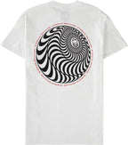 Spitfire Wheels Tee Pocket Skewed Classic Swirl White Skateboard T Shirt