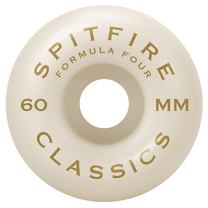 Spitfire Wheels F4 101d Classic Swirl 60mm Red Formula Four