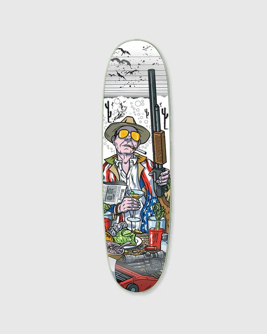 StrangeLove Skateboard Deck Hunter S. Thompson Last Breakfast 9" Sean Cliver