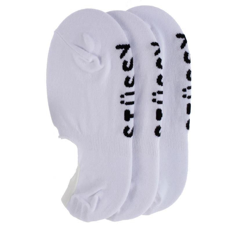 Stussy Socks 3 Pack Coco No Show White New Invisible Skateboard 3Pk Sox
