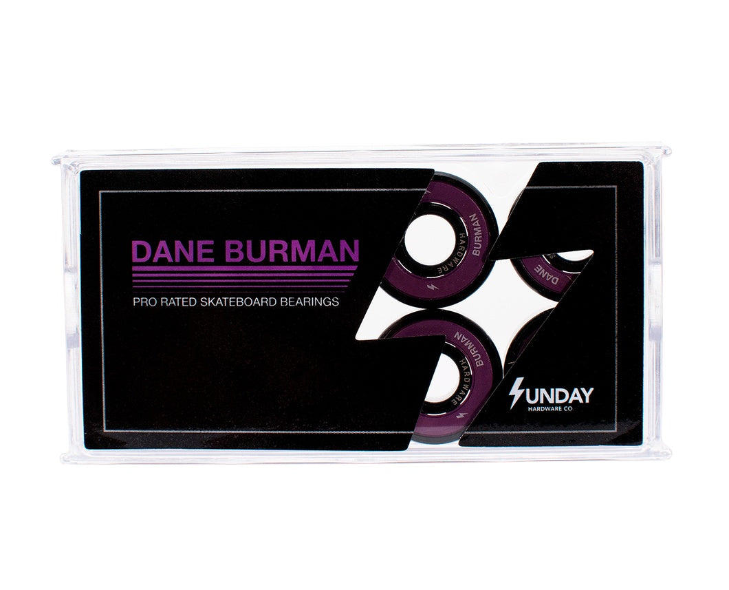 Sunday Hardware Bearings Dane Burman Pro Rated