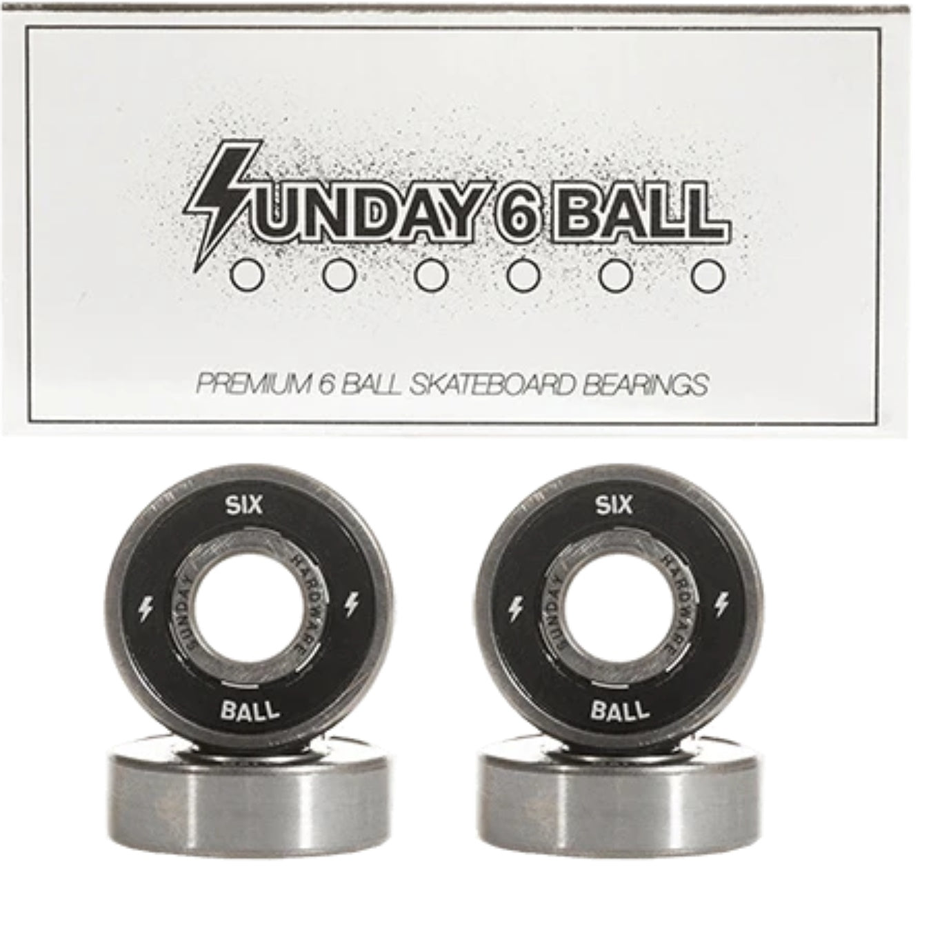 Sunday Hardware Bearings Six Ball Bearings (6 Big Balls)