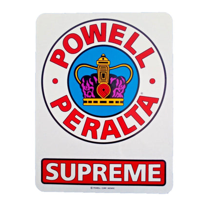 Powell Peralta Sticker Supreme OG 6" Reissue Decal