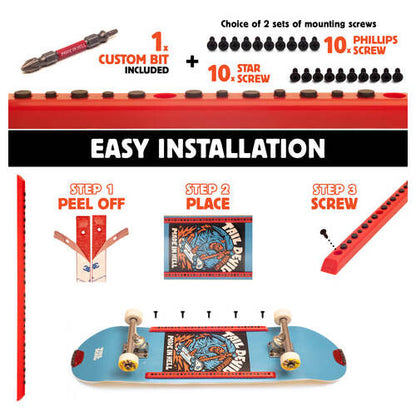 Tail Devils Sparking Rail Devils RED Skateboard Rails