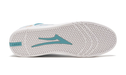 Lakai Shoes Telford Low Rob Welsh White Leather Us Size Skateboard Sneakers