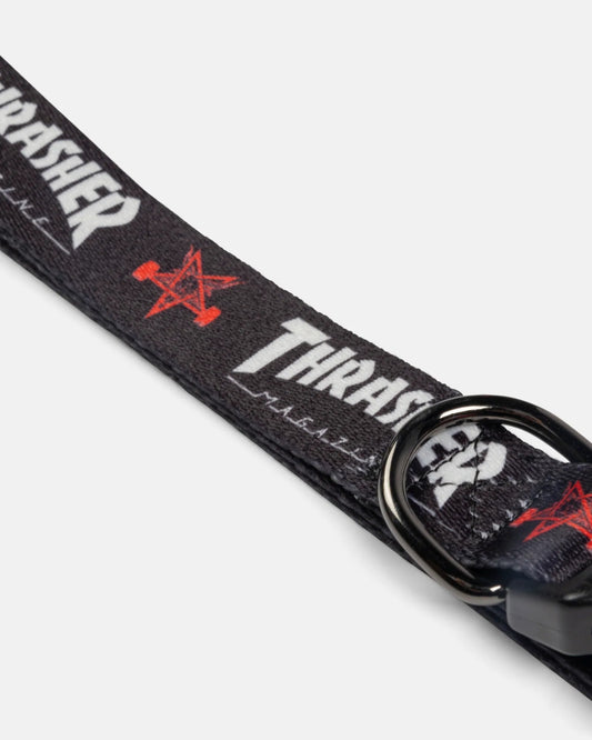 Thrasher Skategoat Dog Collar 3 4 Black