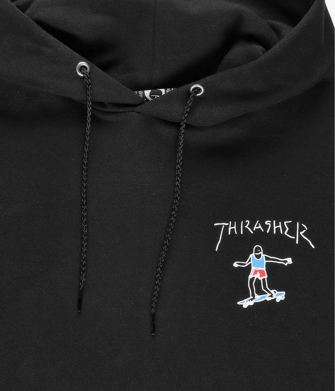 Thrasher Hood Gonz Mini Logo Black Art By The Gonz Skateboard Jumper Sweater