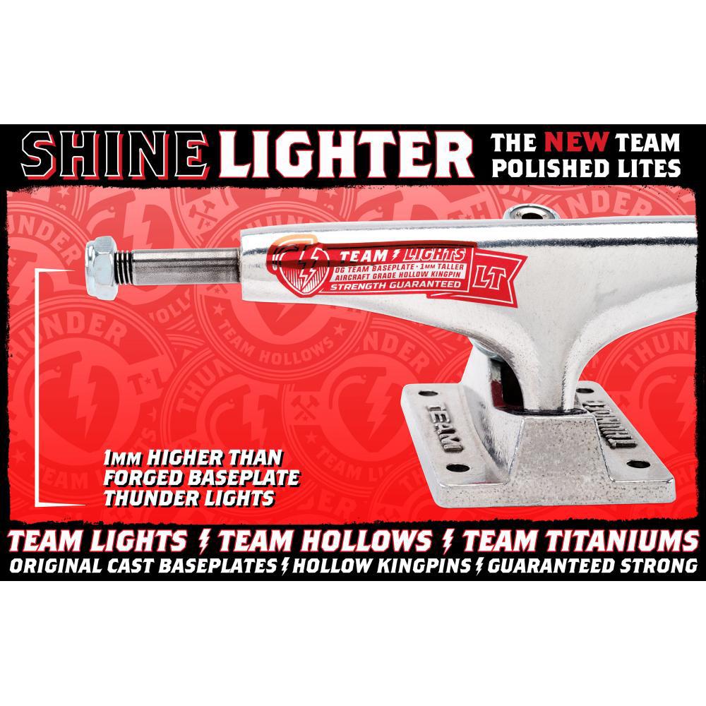 Thunder Trucks 148 Hollow Team Polish 8 25 Axles