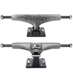 Thunder Skateboard Trucks Lights 147 Optical Raw Black 8 Axles