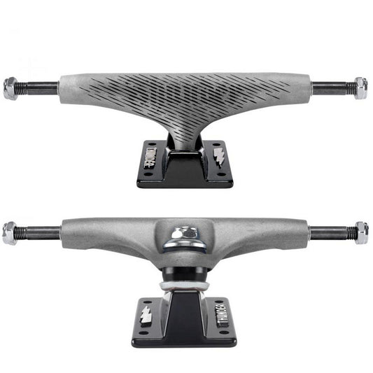 Thunder Skateboard Trucks 147 Lights Optical Raw Black 8" Axles