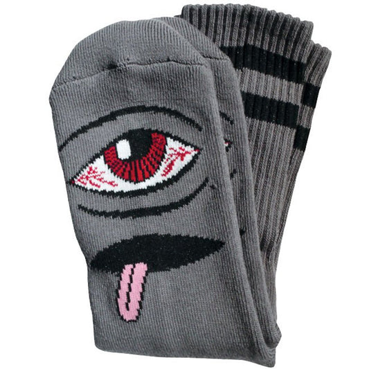 Toy Machine Socks Bloodshot Eye Charcoal