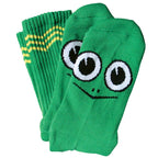 Toy Machine Socks Turtle Boy Green Crew Osfm New Skateboard Sox