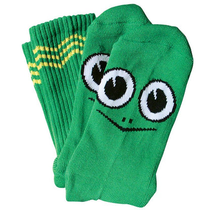 Toy Machine Socks Turtle Boy Green Crew OSFM New Skateboard Sox