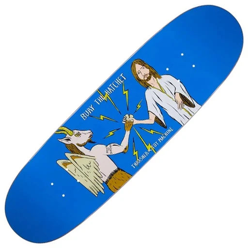 Toy Machine x Thrasher Bury the hatchet 8.8" egg shape Skateboard Deck