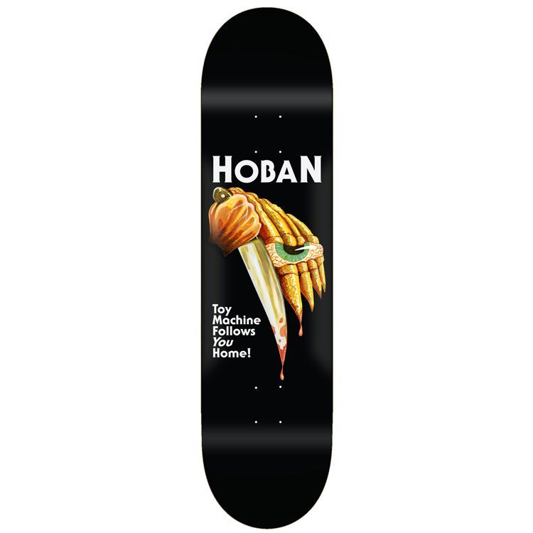 Toy Machine Skateboard Deck Hoban Horror 8 375