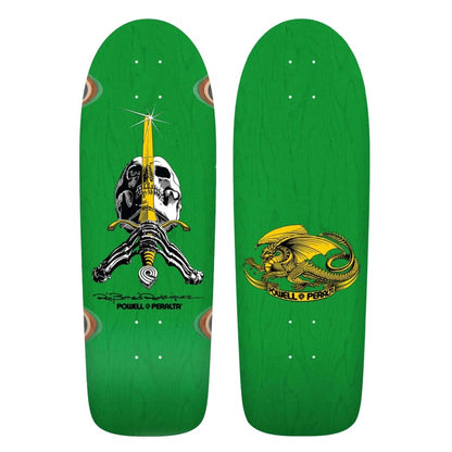 Powell Peralta Deck OG Ray Rodriguez Skull & Sword Green 10" Reissue