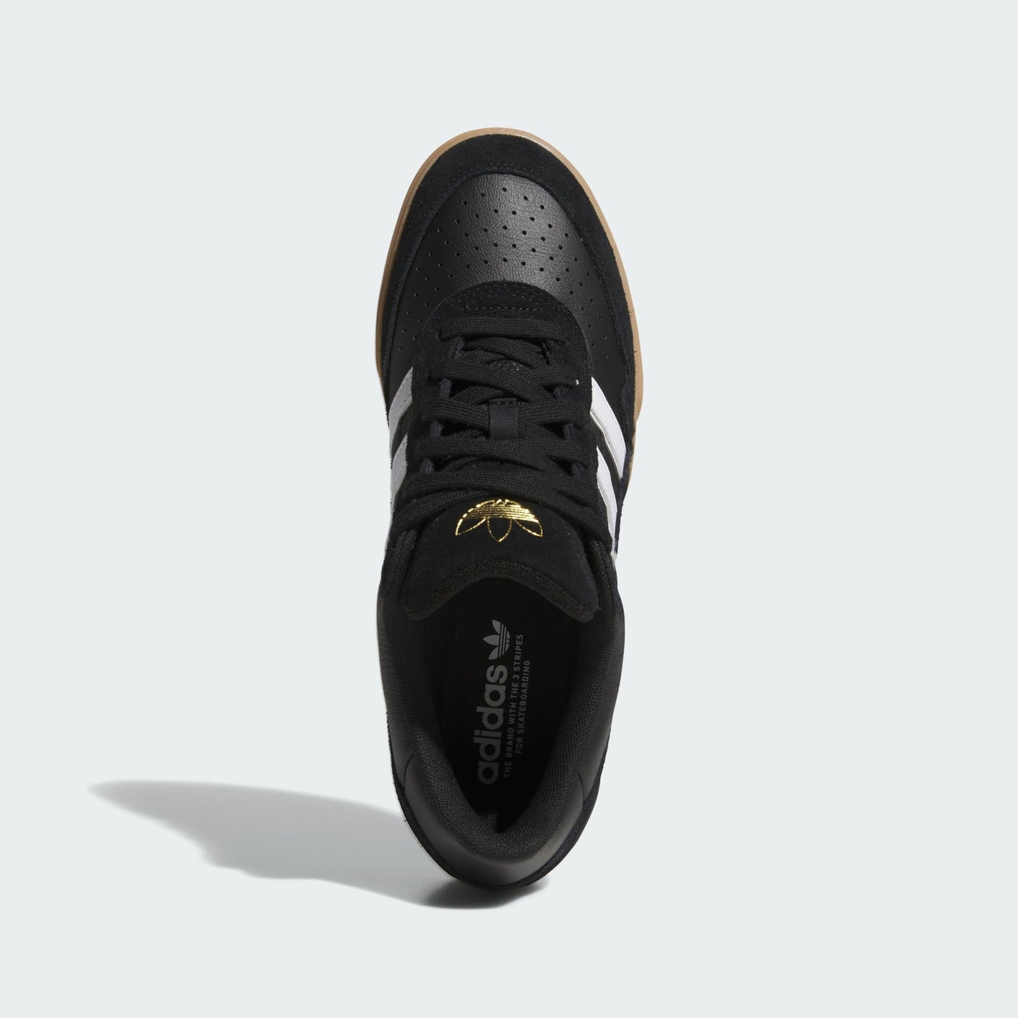 Adidas Shoes Tyshawn II Black White Gum US SIZE Skateboard Sneakers