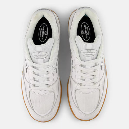 New Balance Numeric Shoes 933 Andrew Reynolds White Black Sneakers