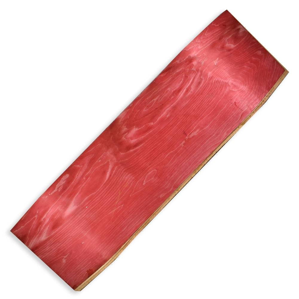 Blank Skateboard Deck 9" Uncut Twin Tail Mixed Veneer Stain