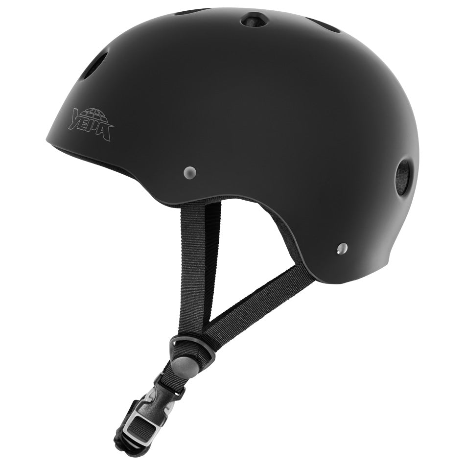 Yepa Helmet T-Shell Matte Black Certified EPS Foam (Dual Size Padding)
