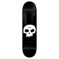 Zero Skateboard Deck Single Skull R7 Black White 8 375