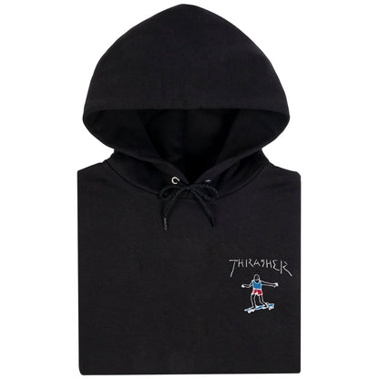 Thrasher Hood Gonz Mini Logo Black Art By The Gonz Skateboard Jumper Sweater