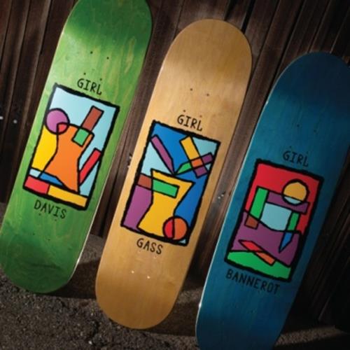 GIRL Skateboard Deck Rowan Davis Tangram 8.5"