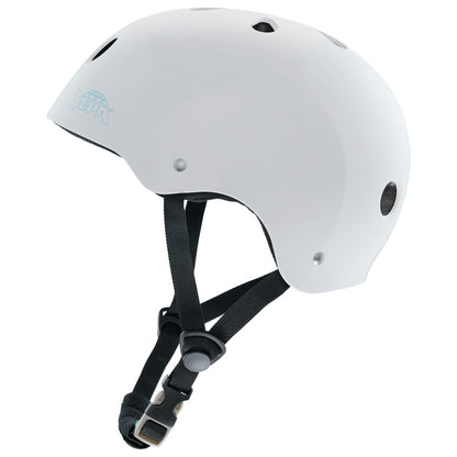 Yepa Helmet T-Shell Gloss White Certified EPS Foam (Dual Size Padding)